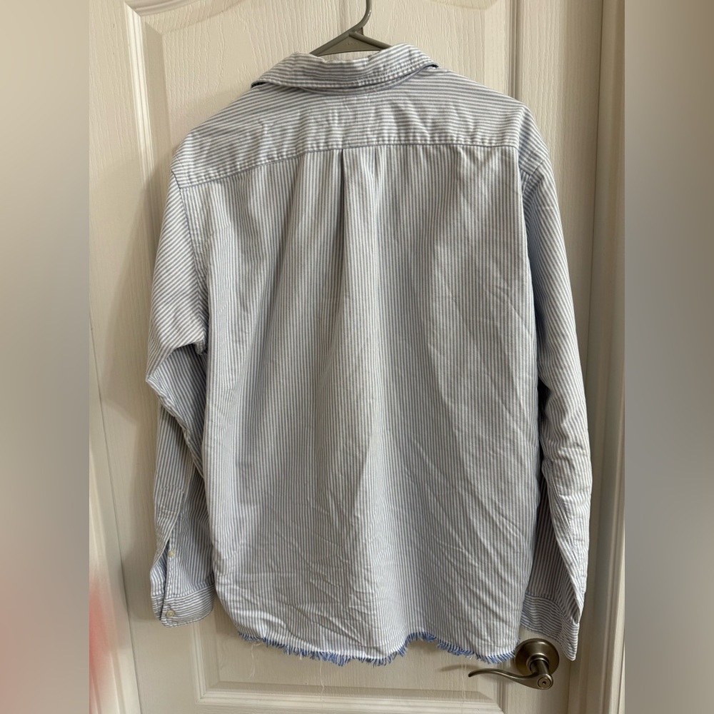 Polo Ralph Lauren Y2K Button Down Raw Hem - Picture 3 of 5